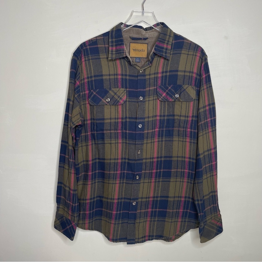 Venado Flannel Shirt for Men - Mens Flannel Plaid Shirt with Full Reach …